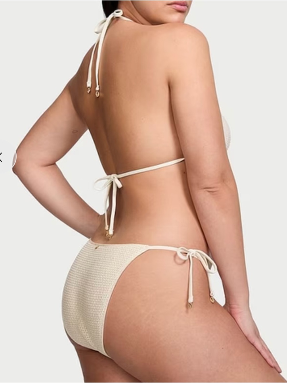 Victoria’s Secret Crochet Bikini Bottom Medium